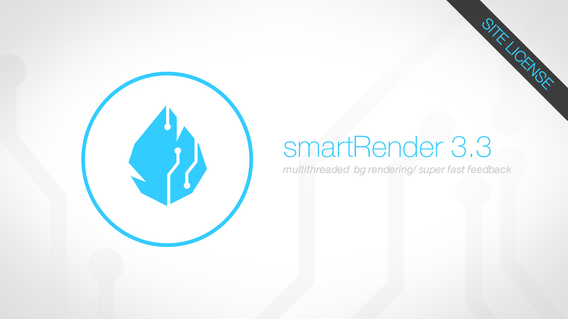 smartRender 3.3 - enter site licenses